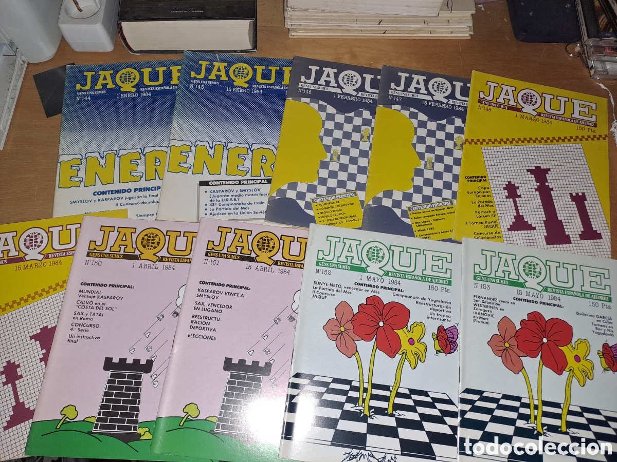 Coleccionismo deportivo: Lote Jaque revista espa&ntilde;ola de ajedrez. Gens una sumus