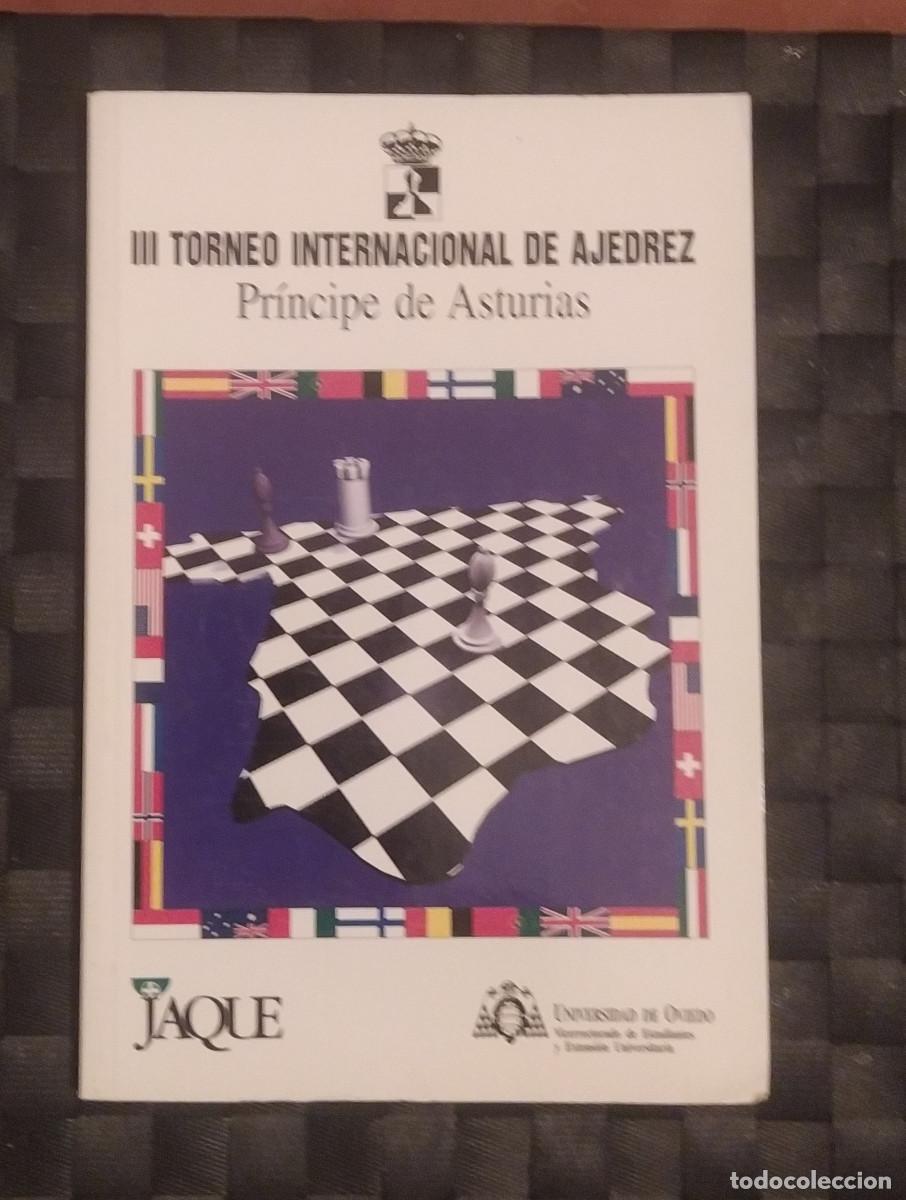 Coleccionismo deportivo: III Torneo Internacional de Ajedrez Principe de Asturias. Jaque 1993