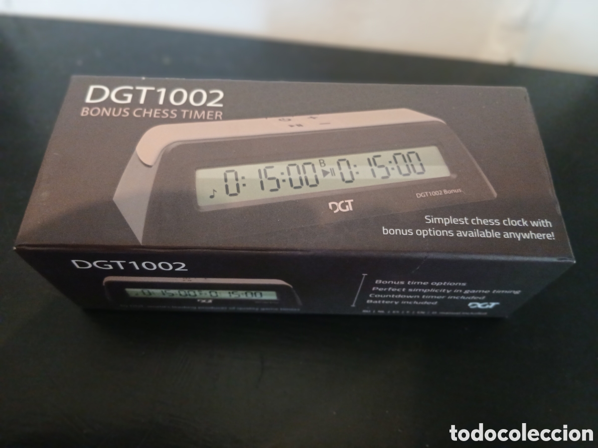 Coleccionismo deportivo: Reloj digital de ajedrez DGT 1002