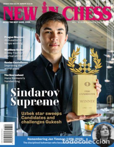 Coleccionismo deportivo: Ajedrez. New in Chess Magazine 2026-2 - Dirk Jan ten Geuzendam