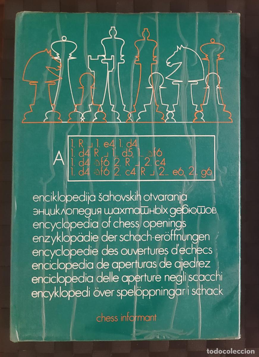 Coleccionismo deportivo: Ajedrez: Enciclopedia de aperturas Tomo A 1979, Larsen, Karpov, Petrosian, Botvinnik ...