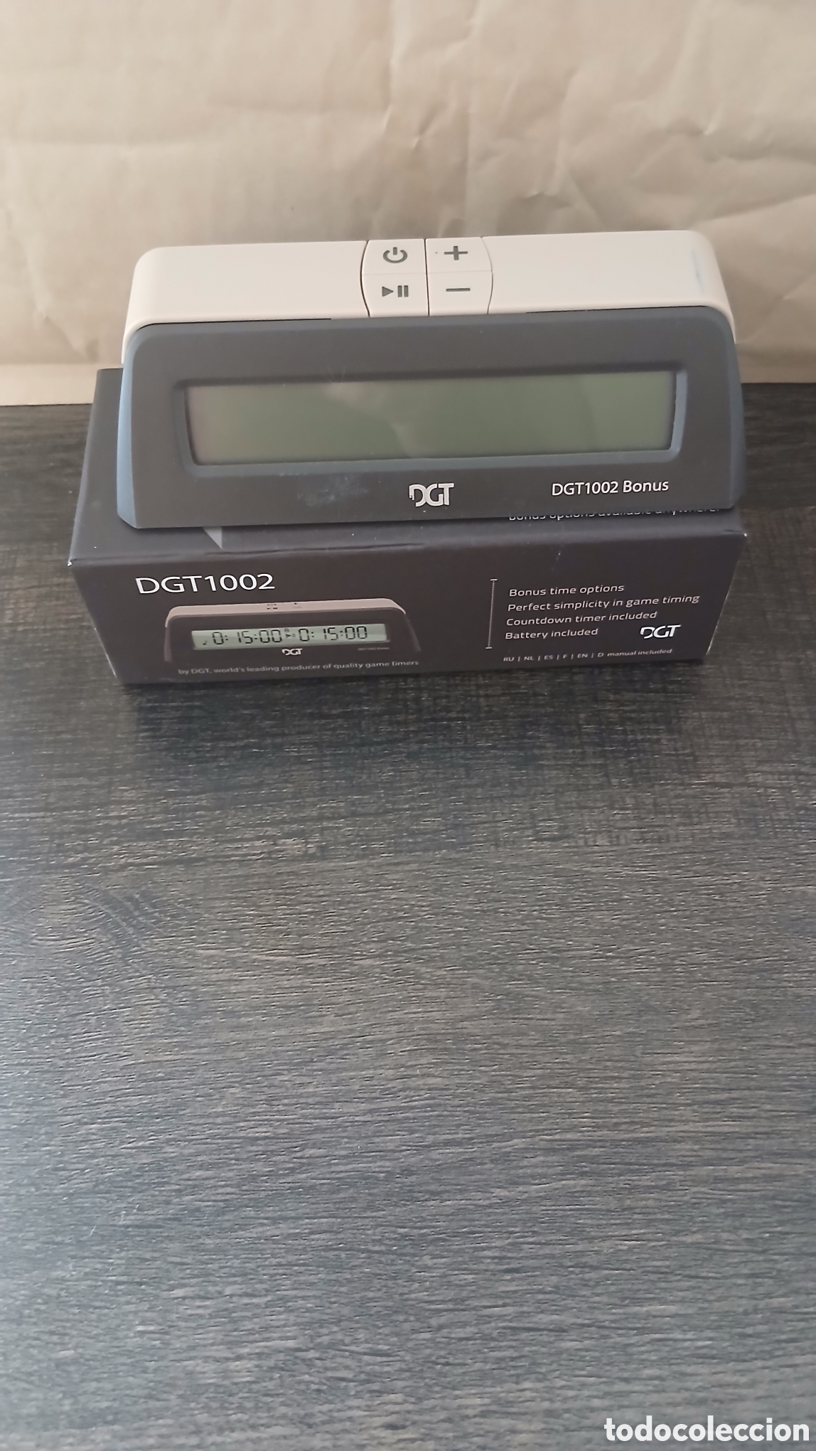 Coleccionismo deportivo: Reloj de ajedrez DGT 1002 Bonus con opciones de tiempo