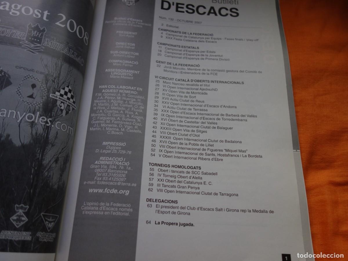Coleccionismo deportivo: BUTLLET&Iacute; DESCACS 132. -OCTUBRE 2007 - Foto 2