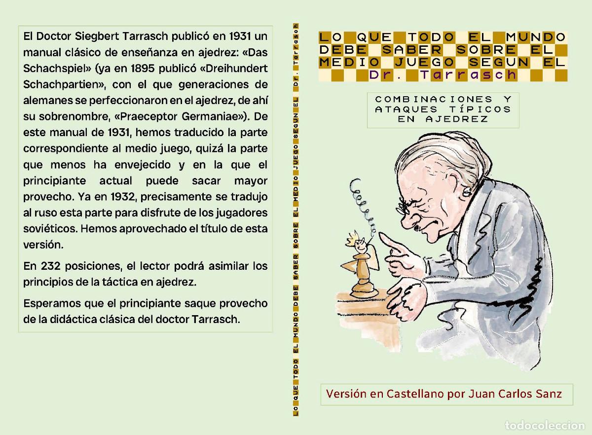 Sammelleidenschaft Sport: LO QUE TODO EL MUNDO DEBE SABER SOBRE EL MEDIO JUEGO SEGUN EL Dr. Tarrasch