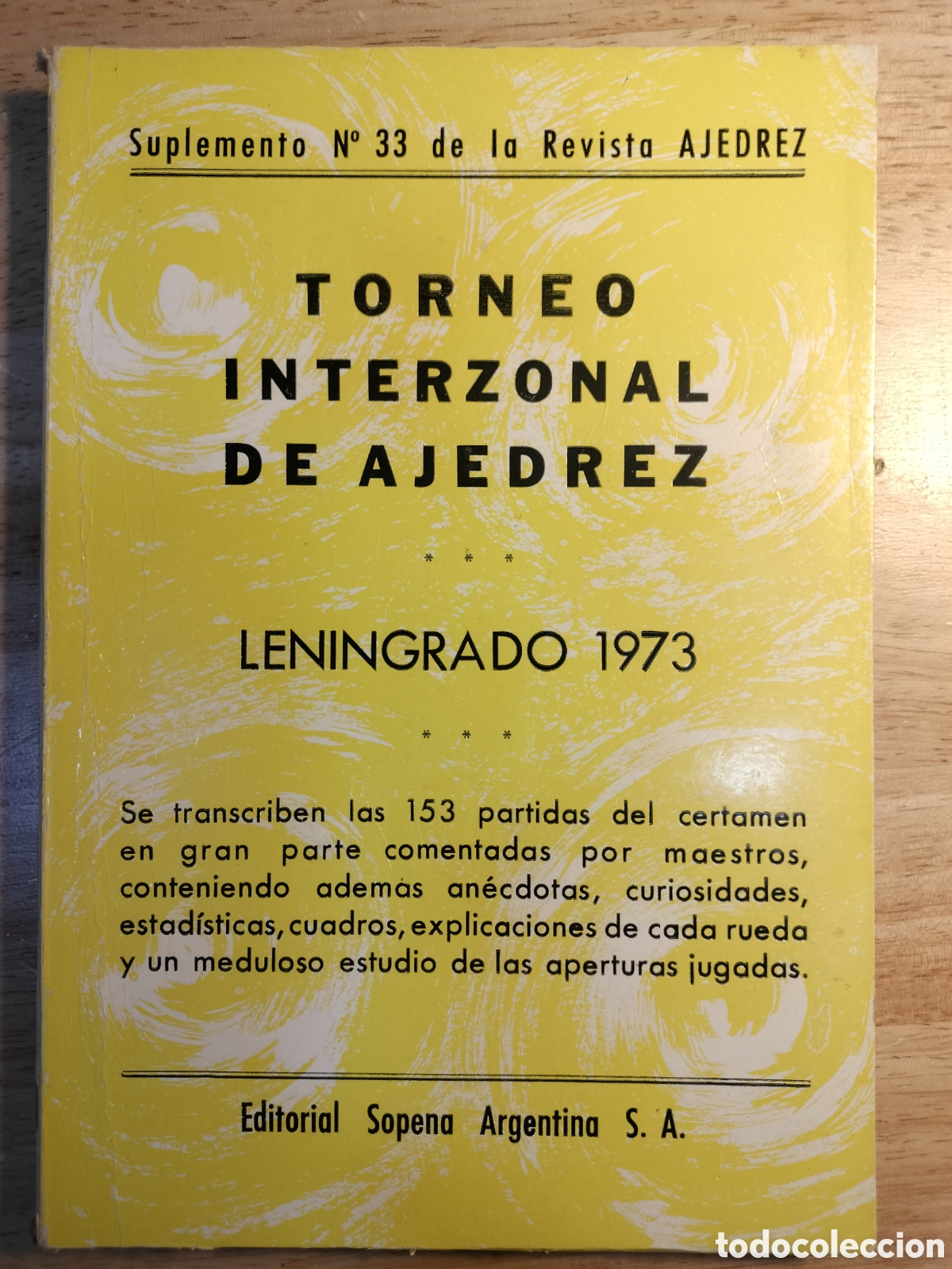 Coleccionismo deportivo: Torneos Interzonales de Ajedrez. Leningrado 1973