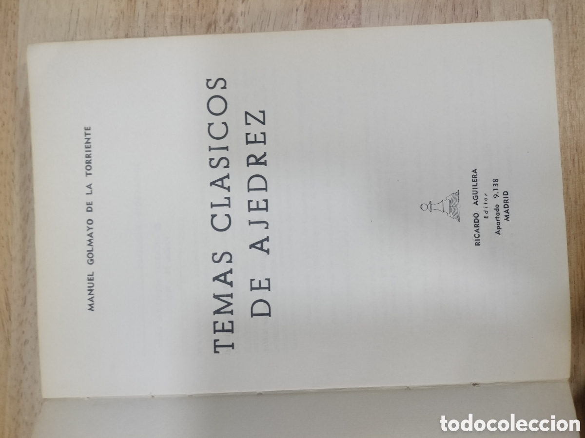 Coleccionismo deportivo: Temas clasicos de ajedrez. ManuelGolmayo - Foto 2