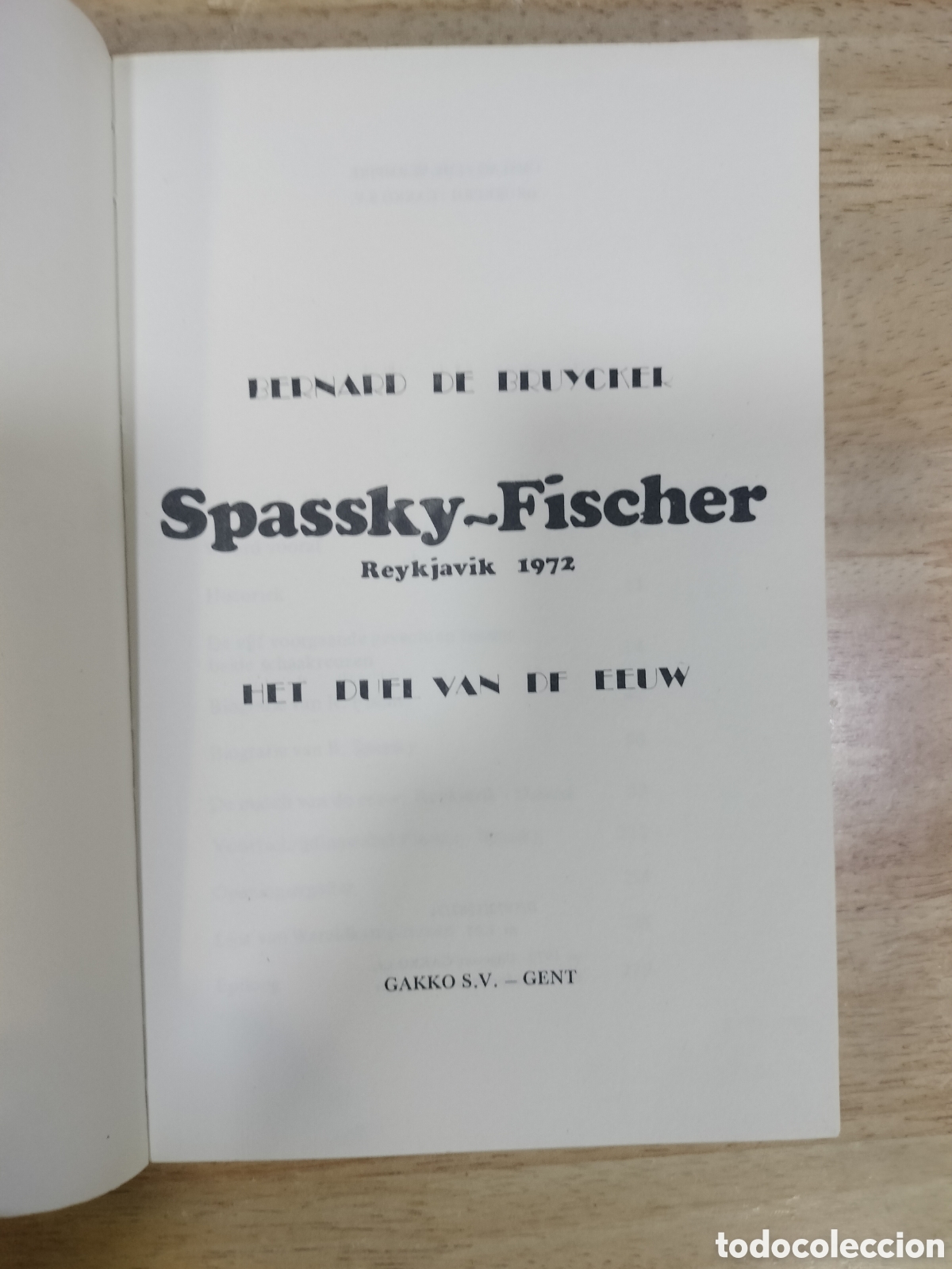 Coleccionismo deportivo: Fischer Spassky. Reykjavik 1972. - Foto 2