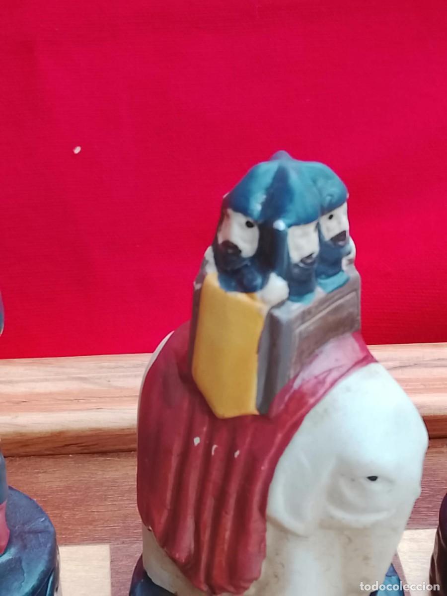 Coleccionismo deportivo: AJEDREZ MEDIEVAL- TABLERO CAJA - Foto 11