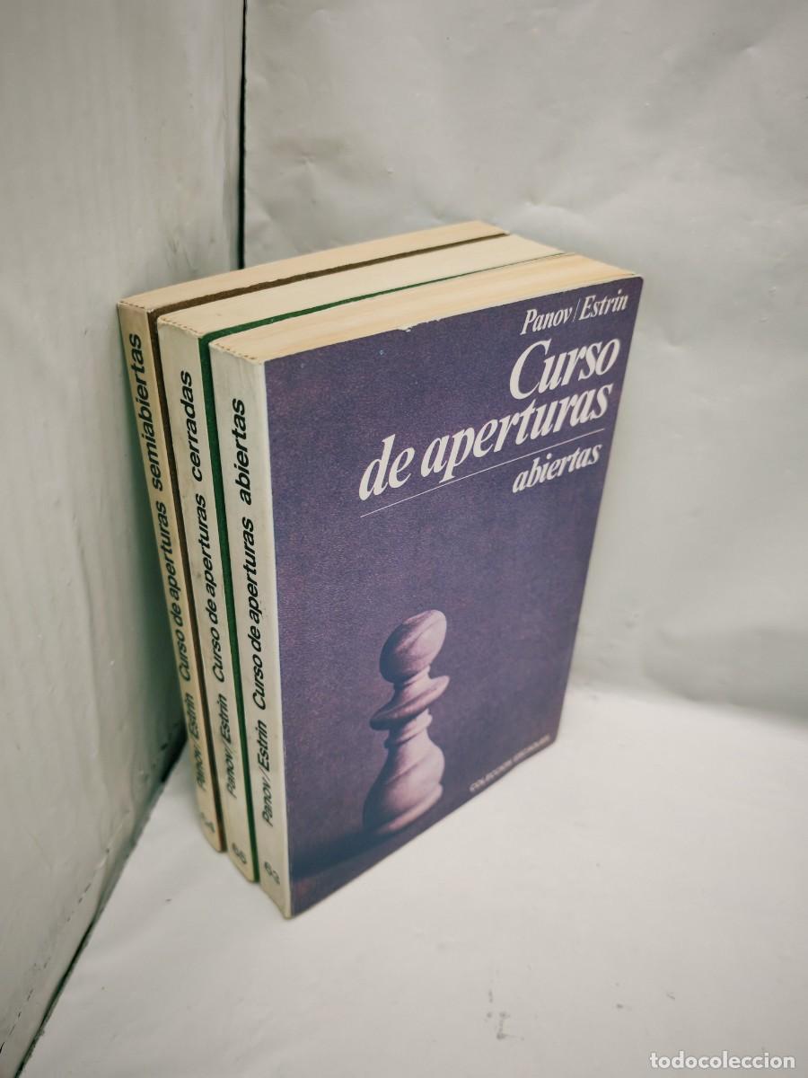 Coleccionismo deportivo: PACK 3 Libros de CURSO DE APERTURAS de Panov y Estrin - Foto 2