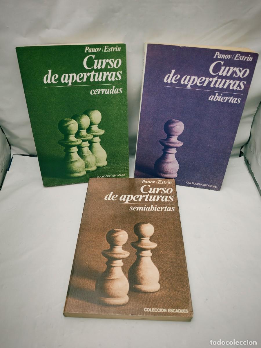 Coleccionismo deportivo: PACK 3 Libros de CURSO DE APERTURAS de Panov y Estrin - Foto 1