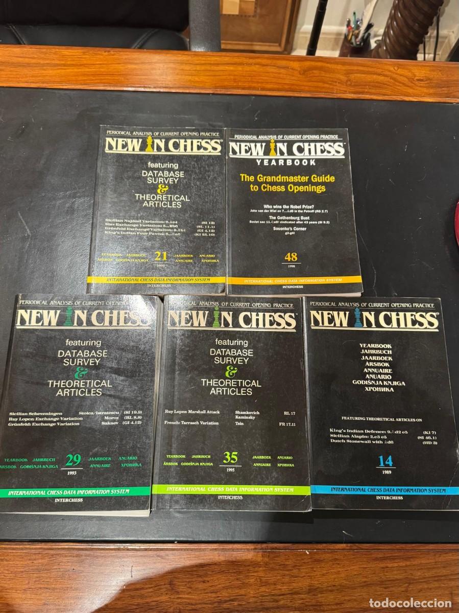 Coleccionismo deportivo: LIBROS AJEDREZ LOTE 5x NEW IN CHESS YEARBOOK - 14 / 21 / 29 / 35 / 48