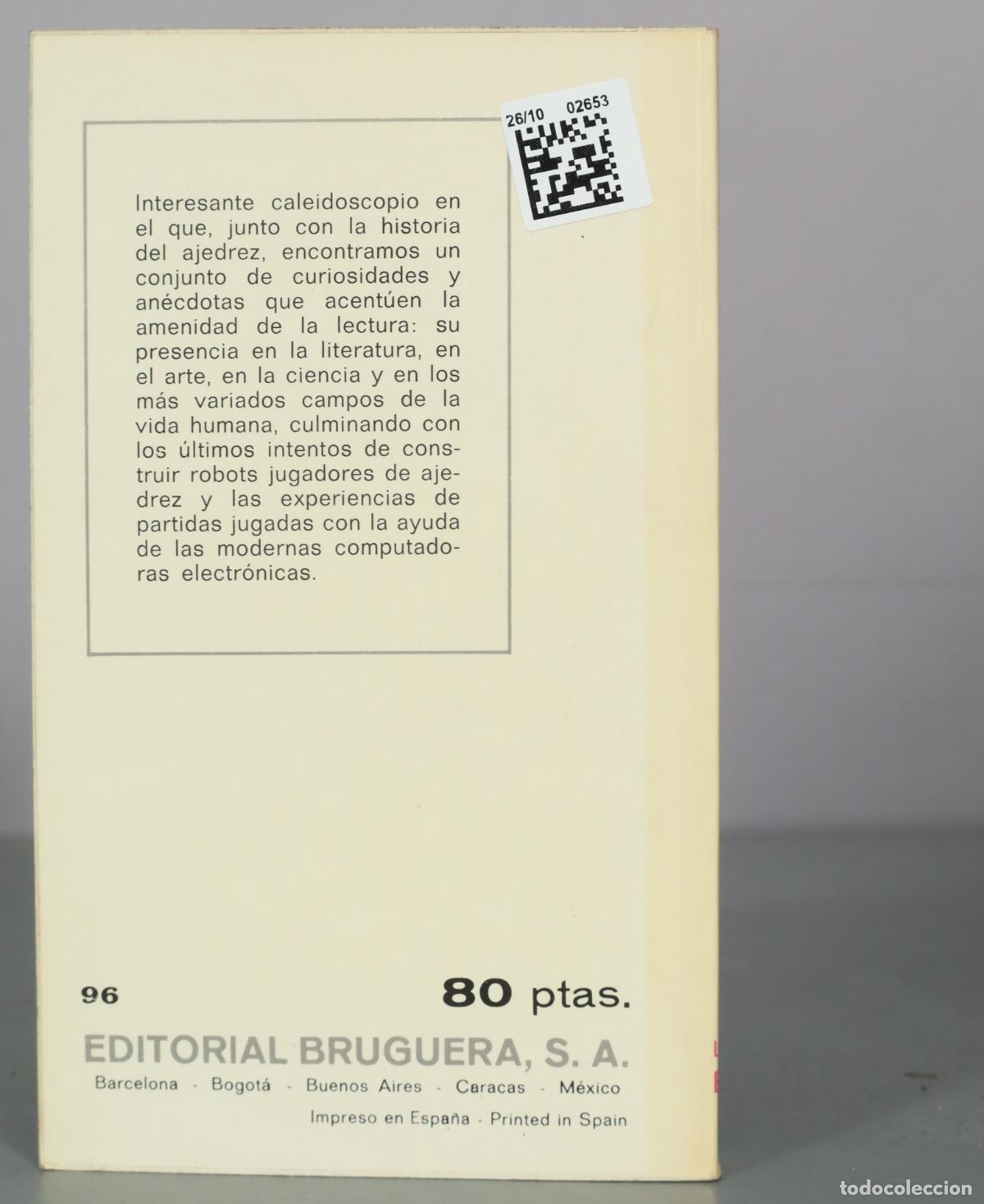 Coleccionismo deportivo: Ajedrez brillante - M&aacute;ximo Borrell - Editorial Bruguera - Foto 2