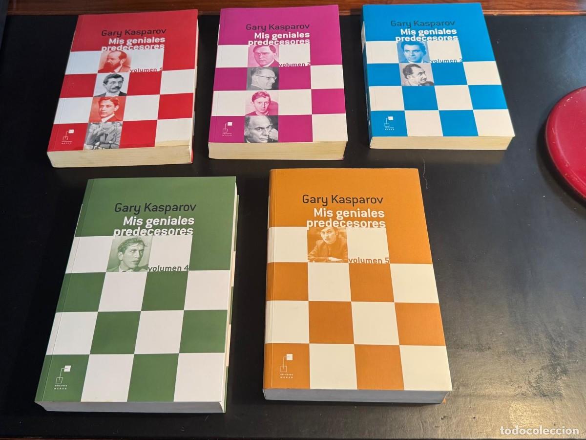 Coleccionismo deportivo: Libros Ajedrez Colecci&oacute;n COMPLETA 1-5 Mis Geniales Predecesores de Kasparov. Editorial Meran.