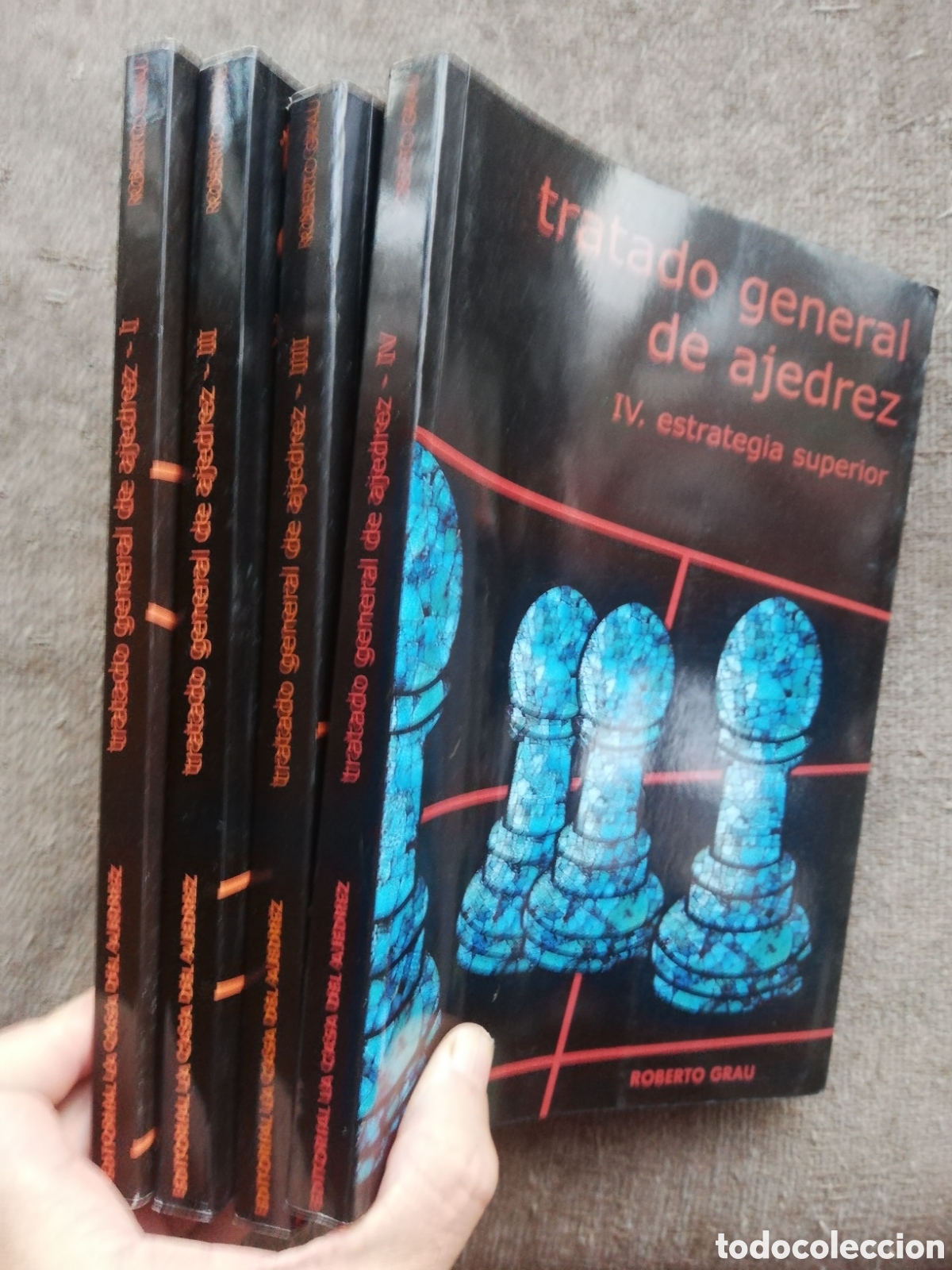 Coleccionismo deportivo: Tratado general de ajedrez. 4 IV tomos. Completa, de Roberto Grau - Foto 2