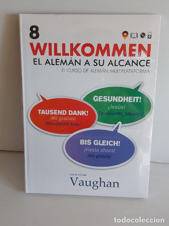 Libros: VAUGHAN / WILLKOMMEN - EL ALEM&Aacute;N A SU ALCANCE / 8 / LIBRO + CD / PRECINTADO. - Foto 1