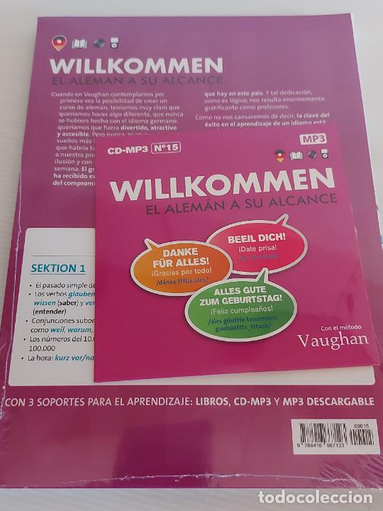 Libros: VAUGHAN / WILLKOMMEN - EL ALEM&Aacute;N A SU ALCANCE / 15 / LIBRO + CD / PRECINTADO. - Foto 2