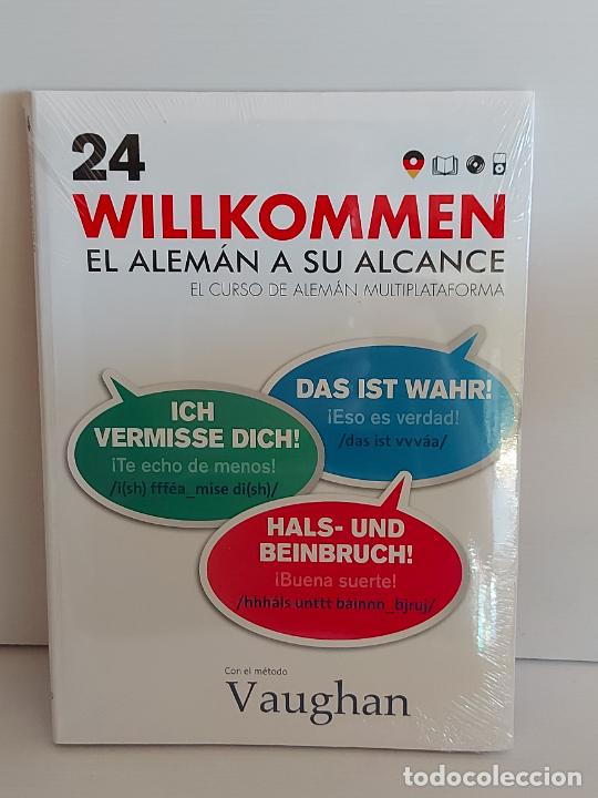 Libros: VAUGHAN / WILLKOMMEN - EL ALEM&Aacute;N A SU ALCANCE / 24 / LIBRO + CD / PRECINTADO. - Foto 1