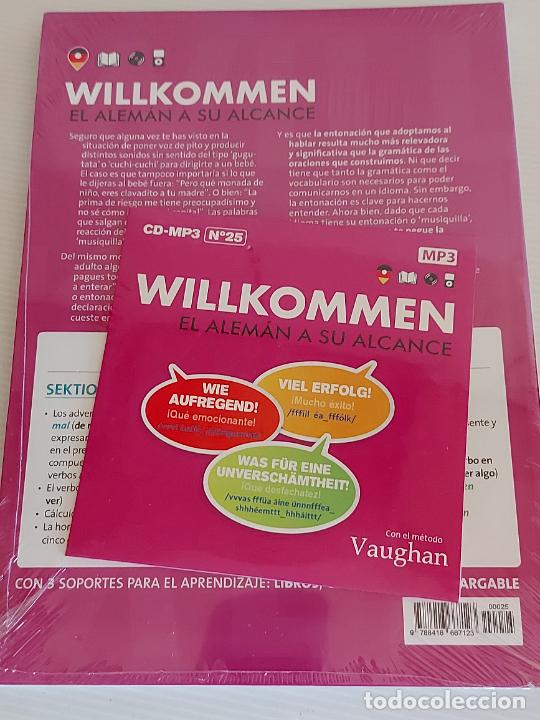 Libros: VAUGHAN / WILLKOMMEN - EL ALEM&Aacute;N A SU ALCANCE / 25 / LIBRO + CD / PRECINTADO. - Foto 2