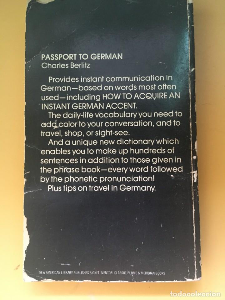 Libros: Pastport to GERMAN Charles Berlitz - Foto 2