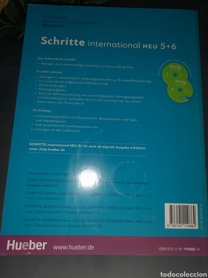 Libros: 5 + 6 Schritte international. B1. ARBEITSBUCH - Foto 2