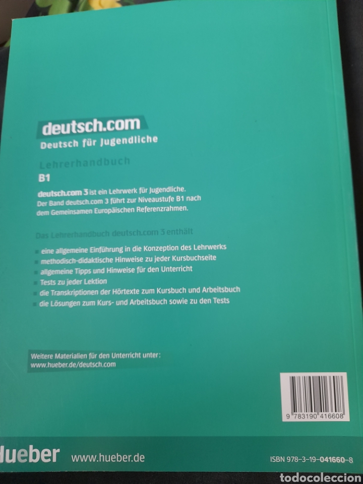Libros: Deutsch. com 3. Lehrerhandbuch. B1 - Foto 2