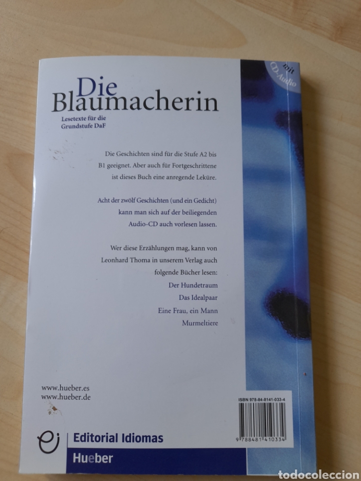 Libros: Die Blaumacherin. Leonhard Thoma. Libro y audio CD - Foto 2