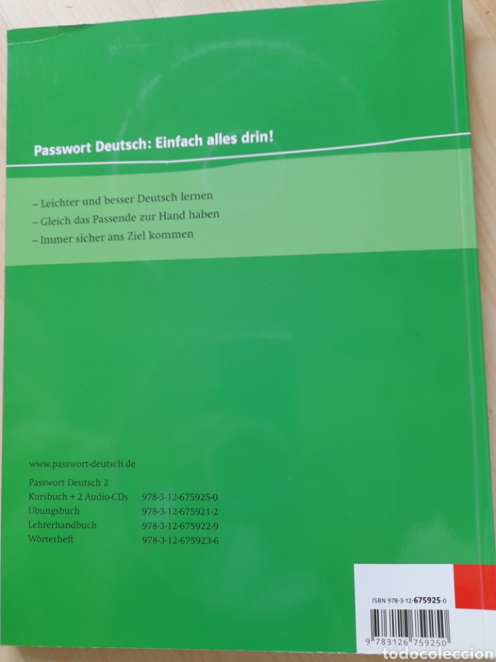 Libros: Passwort Deutsch 2 Kursbuch. A2 - Foto 2