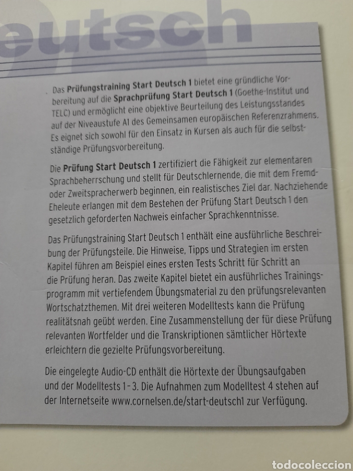 Libros: Pr&uuml;fungstraining. A1. Alem&aacute;n - Foto 3