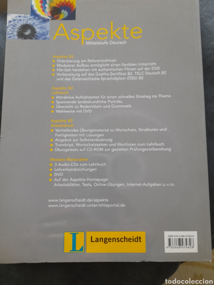 Libros: Aspekte Arbeitsbuch 2. B2 - Foto 2