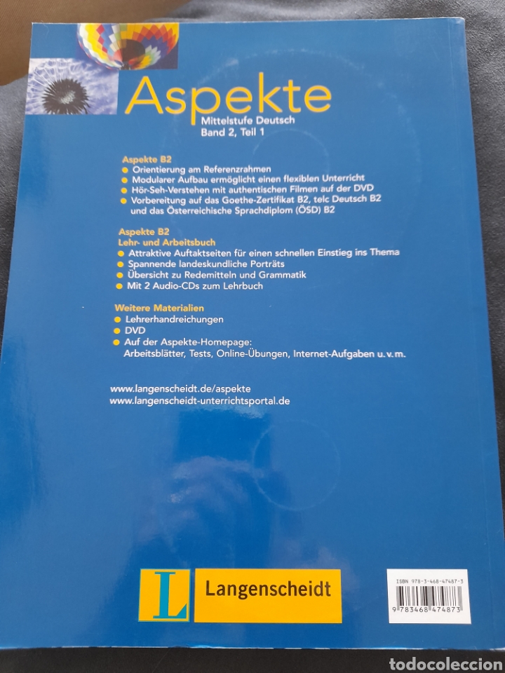 Libros: Aspekte . Lehr una Arbeitsbuch 2. Teil 1. B2 - Foto 2