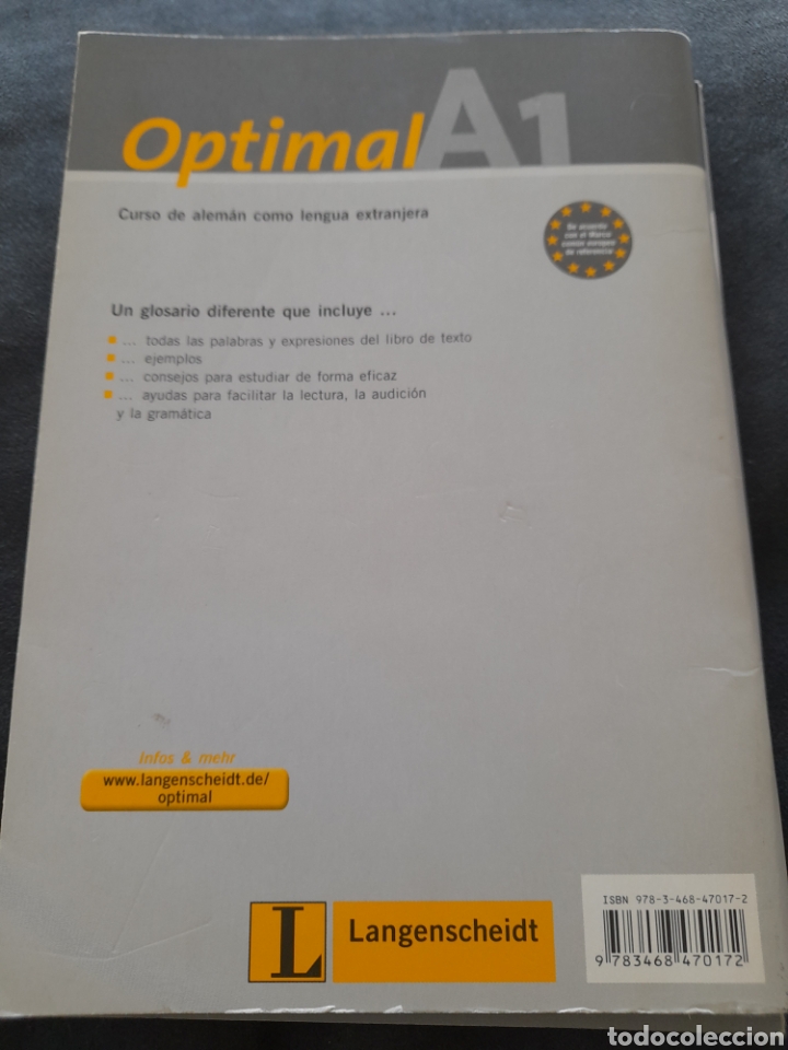 Libros: Optimal glosario Alem&aacute;n Espa&ntilde;ol. A1 - Foto 2