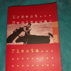 Libros: FIESTA. ERNEST HEMINGWAY. Lote 380412464