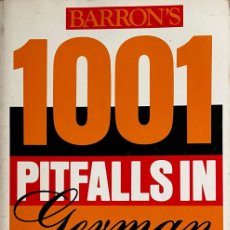 Libros: 1001 PITFALLS IN GERMAN. HENRY STRUTZ. BARRON'S 1986