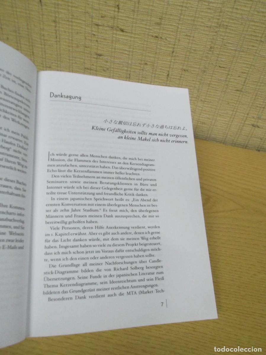 Libros: Libro Velas japonesas en Alem&aacute;n de Steve Nison &rdquo;Technische Analyse mit Candlesticks&rdquo;. - Foto 3