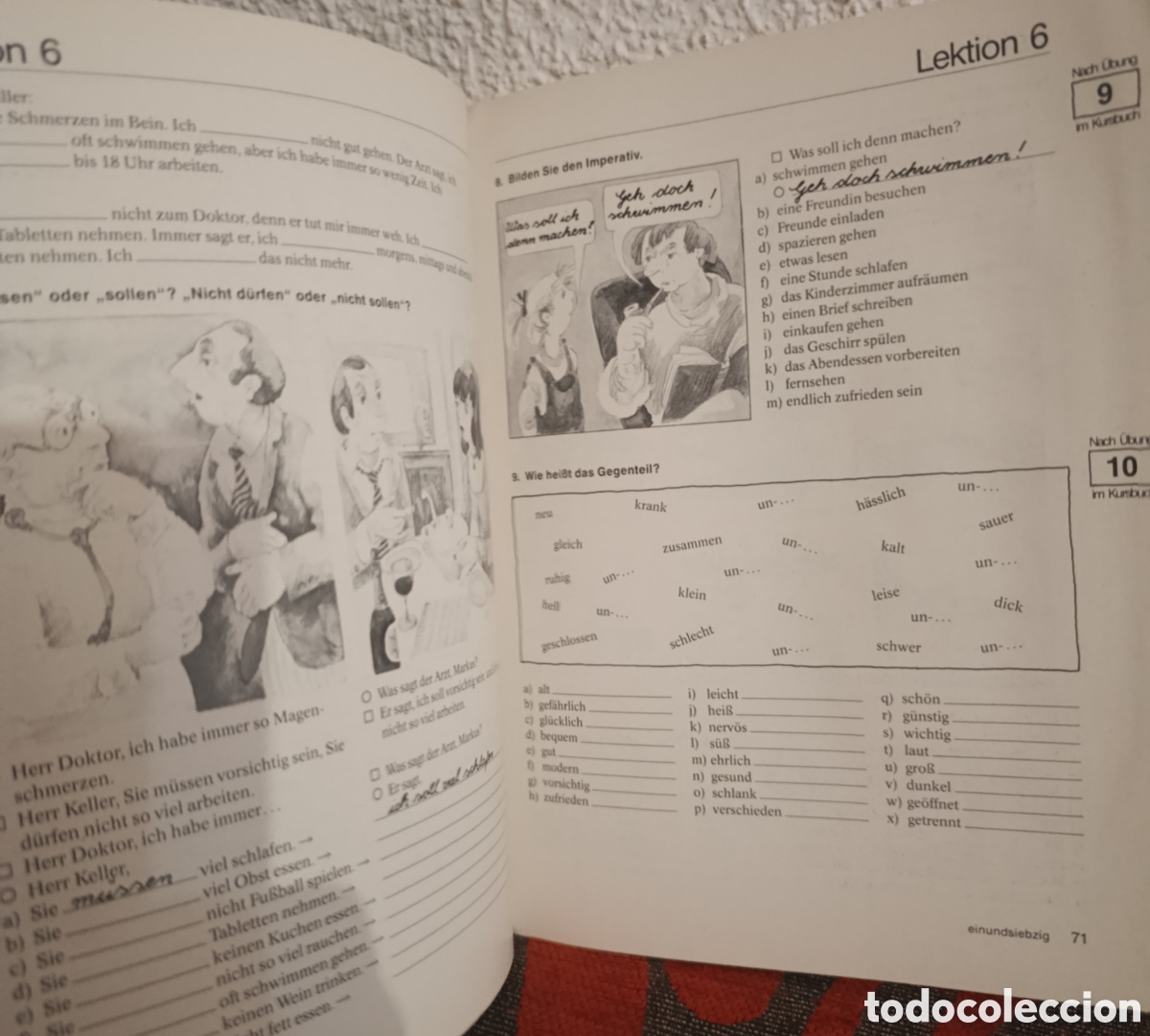 Libros: Libro de Alem&aacute;n: Themen neu 1 - Arbeitsbuch (Hueber) - Manual de ejercicios - Foto 2