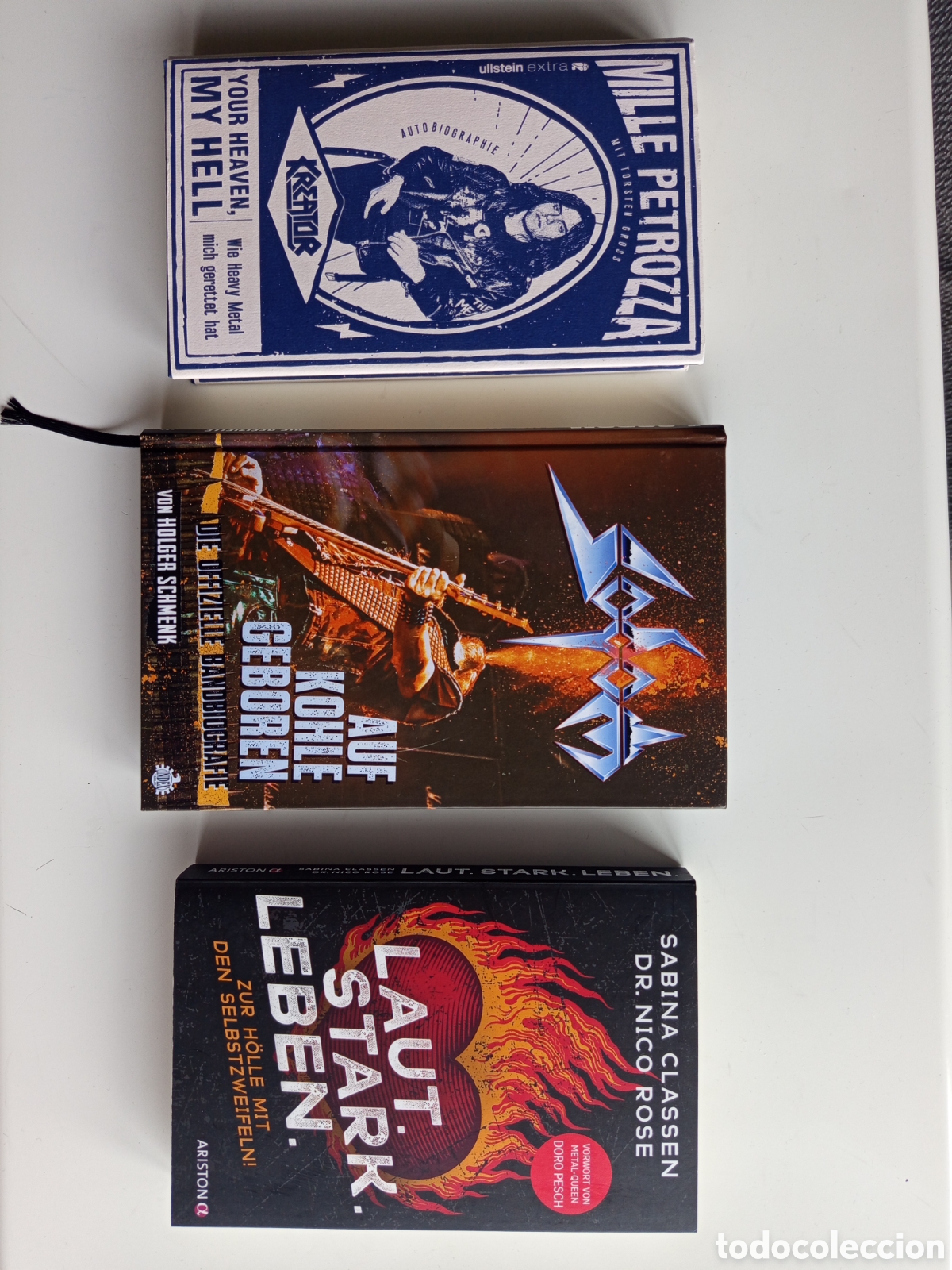 Libros: Thrash Metal Germany Book Set 3x &ndash; Kreator Sodom Holy Moses Biography Collection