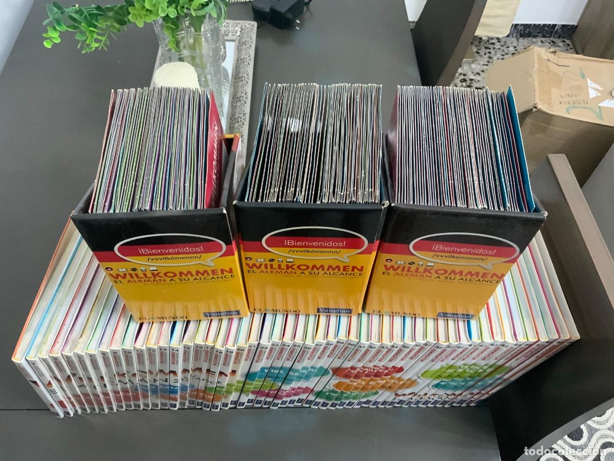 Libros: EL ALEM&Aacute;N A SU ALCANCE. WILLKOMMEN. COLECCI&Oacute;N COMPLETA. VAUGHAN. 50 TOMOS ENCUADERNADOS Y CDS AUDIO