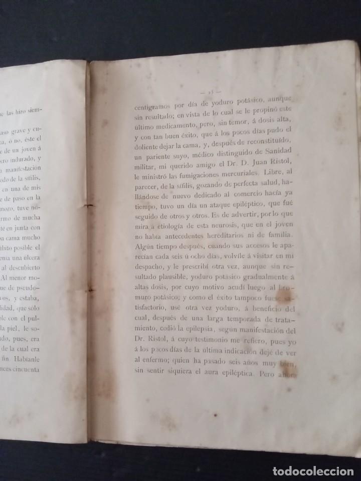 Libros: Varios casos de s&iacute;filis -Dr.Juan Soler y Buscalla. - Foto 3