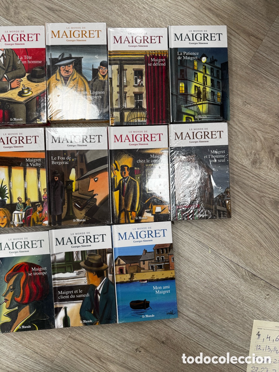 Libros: Lote 17 libros Maigret (Georges Simenon) - Edici&oacute;n Le Monde - NUEVOs