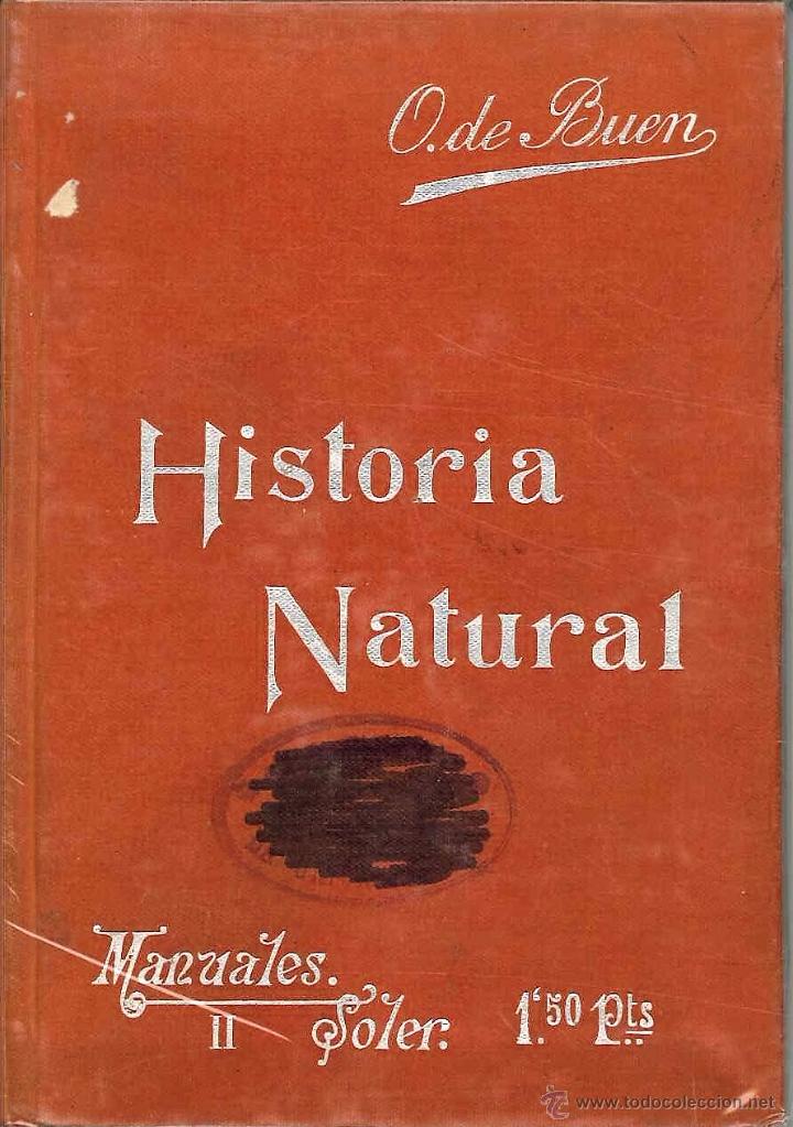 Libros antiguos: historia natural 1911 - Foto 1