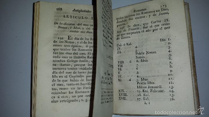 Libros antiguos: COMPENDIO DE LAS ANTIGUEDADES ROMANAS 1771 - Foto 5