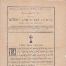Libros antiguos: BOLETÍN DE LA SOCIEDAD ARQUELÓGICA LULIANA. Nº 28. PALMA DE MALLORCA, 1886. 8 PÁGINAS