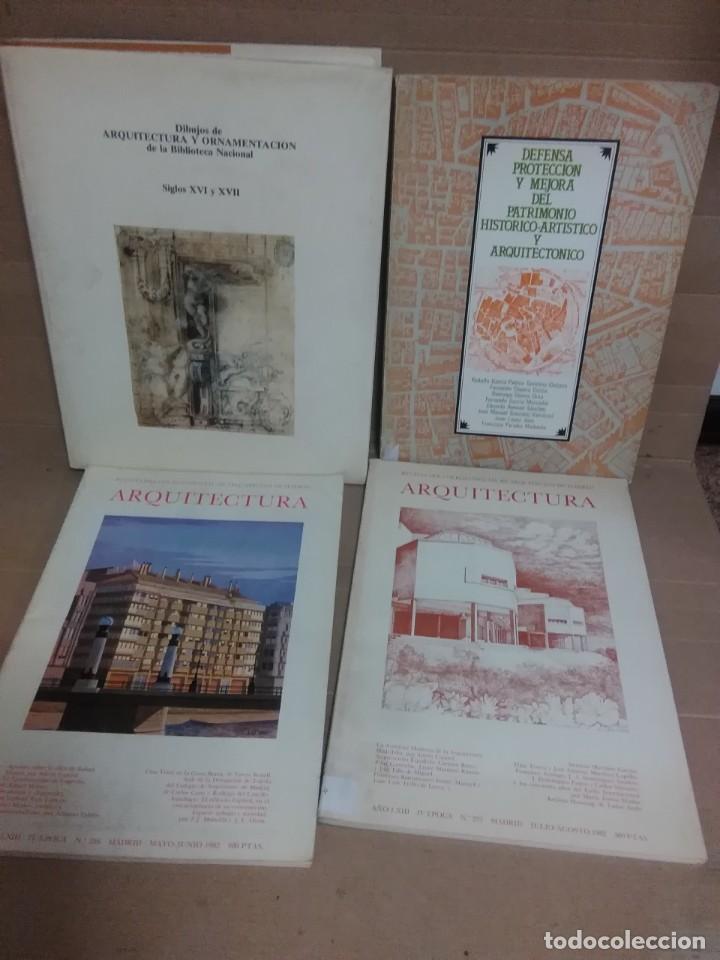Libros antiguos: 4 libros arquitectura. & - Foto 1
