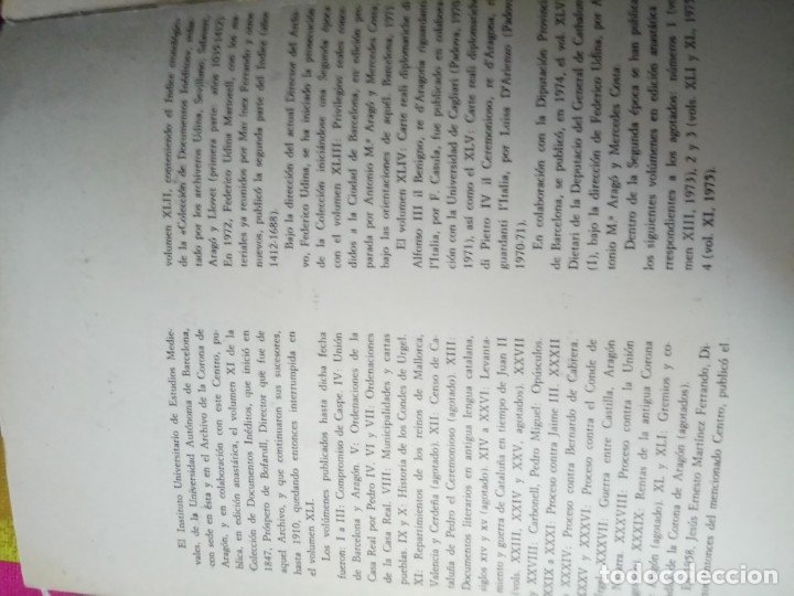 Libros antiguos: DOCUMENTOS INEDITOS DE LA CORONA DE ARAGON - Foto 5