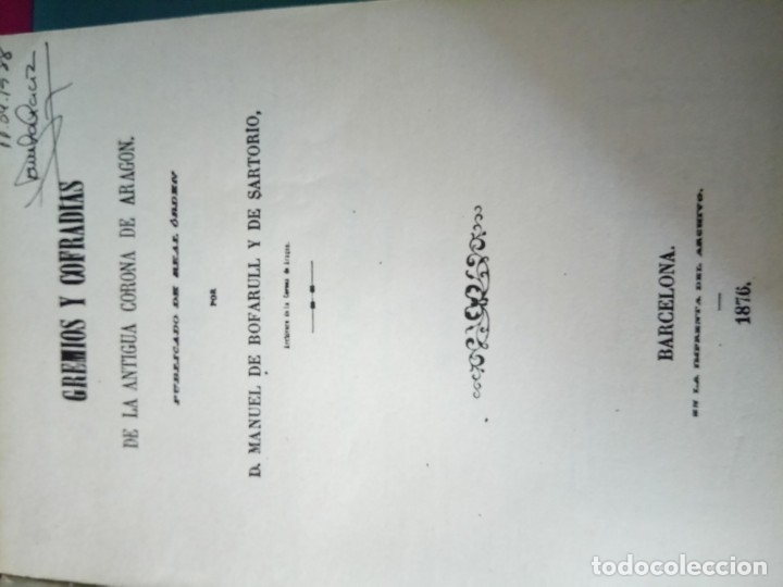 Libros antiguos: DOCUMENTOS INEDITOS DE LA CORONA DE ARAGON - Foto 6