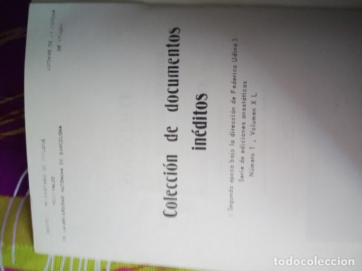 Libros antiguos: DOCUMENTOS INEDITOS DE LA CORONA DE ARAGON - Foto 8