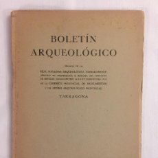 Libros antiguos: BOLETIN ARQUEOLÓGICO REAL SOCIEDAD ARQUEOLÓGICA TARRACONENSE FASC. 53-54: ENERO-JUNIO DE 1956. Lote 192067320