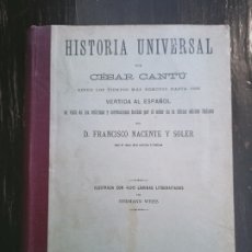 Libros antiguos: HISTORIA UNIVERSAL. ATLAS DE INDUMENTARIA Y ARQUEOLOGÍA. CANTÚ, CESAR. J. ROMÁ. BARCELONA, 1897