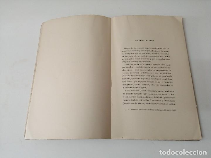 Libros antiguos: ALEACIONES EL BRONCE CALCHAQUÍ 1909 FIRMADO POR EL AUTOR ILUSTRADO - Foto 4 - 246428340