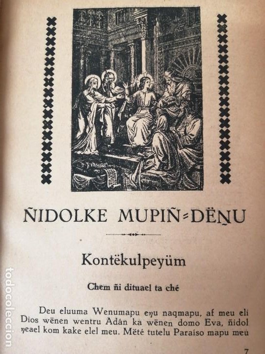 Libros antiguos: ÑIDOLQUE MUPIN DENU LIBRO ANTIGUO EN MAPUCHE 1933 CHILE - Foto 6 - 295739293